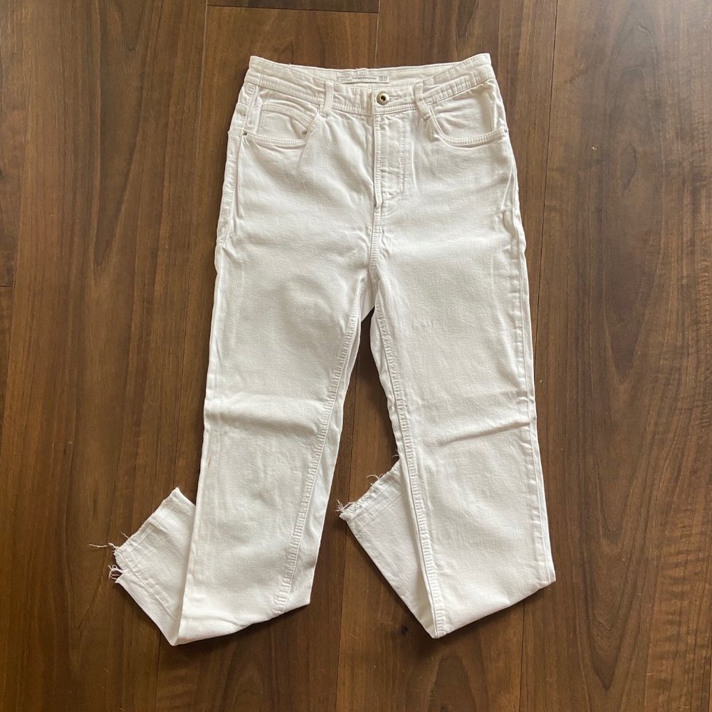 Zara Trafaluc White Jeans - Size 4
